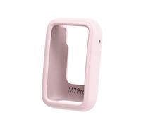 Trailrest Pulseras De Goma Pulseras De Baloncesto Compatible con Xiaomi Mi Band 7Pro Estuche de reemplazo Estuche Protector de TPU Estuche de Pulseras De Goma Pulseras De Baloncesto (Pink, One Size)