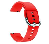 Trailrest Pulseras De Papel para Reemplazo para Reloj de Pulsera Xiaomi, Correa de Silicona a la Moda, Accesorios de Pulsera Inteligente -Air Band Muñequeras Muñequeras Mujer (Red, One Size)