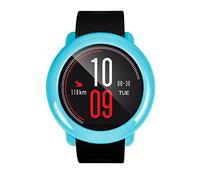 Trailrest Pulseras De Silicona para Niños Adecuado para Reloj Inteligente Caja de PC Multicolor Pintada Pulseras De Papel 100 (Sky Blue, One Size)