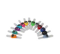 Trailrest Pulseras De Silicona Personalizadas Dígito Electrónico LCD Contador Dedo Mano Contador Digital de Tejer Anillo Otro Pulsera (颜色随机, One Size)