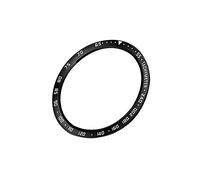 Trailrest Pulseras para Paquete De Variedad de diseño para 4 Cover 46mm Case Galaxy Watch Classic Pulsera Inteligente Accesorios Pulseras Personalizadas Caucho Silicona (Black, One Size)