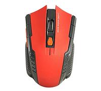 Trailrest Ratón Personalizada Sleep Support Gaming Keys Atajo Inteligente dpi Inalámbrico Ajuste de 2.4GHz Ratón de Oficina Ratón (Red, One Size)