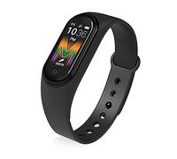 Trailrest Reloj Cuco Inteligente Fitness M5 Pulsera Inteligente Oxígeno sanguíneo Ejercicio Pantalla Color Reloj Inteligente Pulseras Reloj Inteligente (Black, One Size)