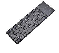 Trailrest Teclado Tooth Flexible Windows Android con Panel táctil Teclado inalámbrico Delgado para Teclado iOS Interruptor De Teclado (Black, One Size)