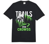 Trails Over Crowds Senderismo Lento Naturaleza Calma Comfort Colors Adult Heavyweight T-Shirt