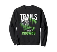 Trails Over Crowds Senderismo Lento Naturaleza Calma Sudadera