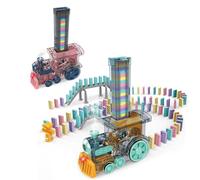 Train - Automatic Electric Builder Toy Set, Light Sound Engine Placement Machine, Educational Stem Learning Activity Improves Coordination, Thinking Skills Interactive Pattern Layout