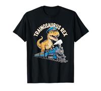 Train Conductor Riding Dinosaur Railroad Adventure Camiseta