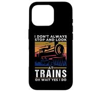 Train Engineer - Locomotora de vapor, diseño retro vintage Carcasa para iPhone 16 Pro