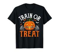 Train Or Treat Pumpkin Workout Theme Camiseta