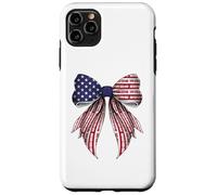 Train Railroad Locomotora 4 de julio USA American Flag Girl Carcasa para iPhone 11 Pro Max