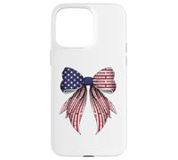Train Railroad Locomotora 4 de julio USA American Flag Girl Carcasa para iPhone 15 Pro Max