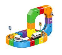 Train Set | Magnetic Railway Learning Building Game for Kids, Educational Fun with Train Set Toys, Interactive Playset for Age 3+ Boys Indoor Birthday Party Holiday Classroom Preschool