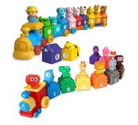 Train Toy Set, Color Matching Learning Game, Counting Sorting Educational Train Durable Interactive Preschool Activity Kit Fun Brain Development Present for Home Daycare Travel Birthday Party Use