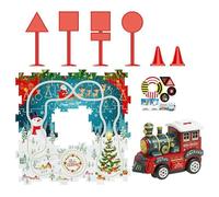 Train Toys - ABS | Puzzle Race Car Assembly | Locomotoras Track Set Educational Building Kit Learning Model For Kids Boys Girls Ages 3 To 6 Birthday Gift Indoor Fun STEM Toy Set