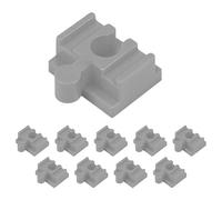 Train Track Linking Pieces - 10 Pack Wooden Connector Adapters, Smooth Fit Joiner Accessories with Secure Attachment Feature, Perfect for Children Ages 3 Plus Indoor Play Home Playroom Fun