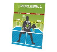 Trainador de Pickleball portátil, Pickleball Practice Board | Entrenador preciso de pared - Ayuda de entrenamiento al aire libre para la escuela de patio trasero