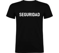 Traineando Camisetas para Organización de Eventos - Seguridad, Mantenimiento, Staff, Socorrista - Unisex Profesional (FR/ES, Letras, XL, Regular, Regular, 1, Seguridad)
