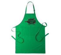 Traineando Delantal Personalizado Unisex con doble Bolsillo - Delantal Personalizable con Foto, Nombre, Frase o Logo - Regalo Original para Cocina, Barbacoa, Hostelería o Eventos Especiales (VERDE)