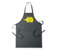 Traineando Delantal Personalizado Unisex con doble Bolsillo - Delantal Personalizable con Foto, Nombre, Frase o Logo - Regalo Original para Cocina, Barbacoa, Hostelería o Eventos Especiales (GRIS)