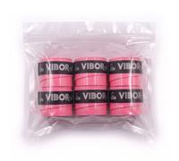 Traineando Overgrips Pádel Vibor-A Profesionales, Pack de 3 | 6 | 12 | Grips de Alta Absorción y Antideslizantes, Cinta de Agarre Ergonómica para Pala de Pádel (6, Fucsia)