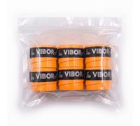Traineando Overgrips Pádel Vibor-A Profesionales, Pack de 3 | 6 | 12 | Grips de Alta Absorción y Antideslizantes, Cinta de Agarre Ergonómica para Pala de Pádel (3, Naranja)