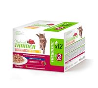 Trainer Comida húmeda para Gatos Adultos - Multipack de Pollo y salmón - 12 x 85 g