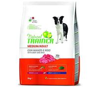 Natural Trainer Medium Adult Buey Pienso para Perros 3 Kg