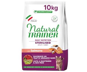 Trainer Natural Feline STERILISED Salmon 10KG