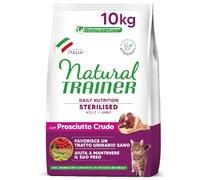 Trainer Natural Sterilised Adult con jamón Crudo y Fibra de Guisante, 10 kg, 10000 g