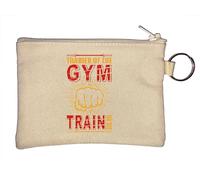 Trainer of The Gym Train Or Die - Llavero con diseño de puño naranja, color beige, beige, Talla única
