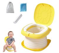 Trainer Plegable Potty - Silla Móvil Para Niños, Inodoro Para Bebés Compactos | Mecanismo De Configuración Rápida, Estructura Segura Duradera A Prueba De Fugas, Cómodo Soporte Ergonómico Para Acampar