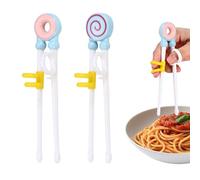 Training Chopsticks for Kids - 2 Pairs Reusable Grip Practice Utensils