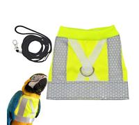Training Harnessvest- Comfortable Adjustable Bird Vest, Durable Training Harness, Soft Cloth Control HarnessFor Birds, Lightweight Safety vest| Useful For Parrots With Secure