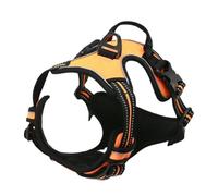 Training Leash - Arnés reflectante para perros con correa - Para perros de talla mediana y grande (naranja, XL)