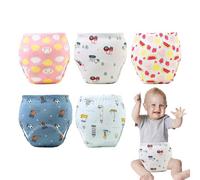 Training Pants, Potty Underwear, With Flexible Fit Absorbent Core Reusable Comfortable Trainer Undies, Daily Use for Home, Toilet, Baby, Girl, Boy, Toddler and Clothes
