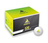 JOOLA Training Table Tennis Balls Paquete de 120 Pelotas de Ping Pong reguladoras de 40 mm para competición y Juegos recreativos, compatibles con Interiores y Exteriores, Unisex, Blanco, Suelto