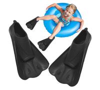Training Short Swim Diving Fins | Soft Silicone Material Snorkeling Gear For Kids, Adults, Men, and Women