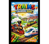 Trains coloring book