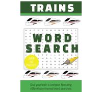 Trains Word Search Puzzle Book: Word Searching with Easy to Read Print about trains, railway infrastructure, famous trains, train staff and more | 6x9 ... Gifts for Vacations, Holidays and Free Times.