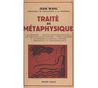 Traité De Métaphysique (ebook)