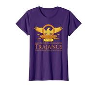 Trajano - Emperador Romano - SPQR Historia de Roma Camiseta, Mujer, Morado, 3XL