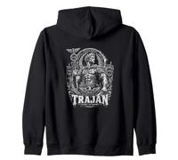 Trajano Gloria del Imperio Emperador Romano SPQR Sudadera con Capucha