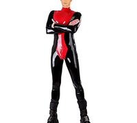 Traje Ajustado De Látex Para Hombre Con Dos Cremalleras, Cuerpo De Goma, Catsuit Para Hombre, Bodystockin Hecho A Mano,rosas,SG