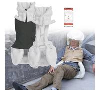 Traje AnticaíDa Inteligente Con Alarma De Monitoreo Remoto, Traje Ligero Con Airbag Inteligente, Ropa Protectora Emergente De 0.08 S Para Personas Mayores Con Problemas De Salud,Black(Mr)-S