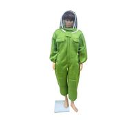 Traje Apicultor, Ropa protectora de cultura con diseño de tela de algodón transpirable 3D, ropa antiabejas, disfraz de cultor(Fencing Hat Green,2XL)