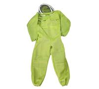 Traje Apicultor Traje de tela for apicultor, ropa transpirable 3D antimordida, sudadera con capucha de protección, sombrero, mono, herramientas de apicultura, suministros agrícolas(1pcs,L)