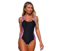 Traje baño Corte Italiano sin Espalda Liso Reductor Figura Mujer Verano