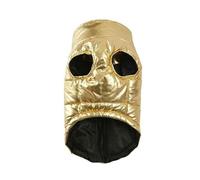 Traje cálido para perros a prueba de viento para abrigo pequeño regalo de invierno un gran regalo traje para cachorros con color metálico ropa para perros grandes niñas