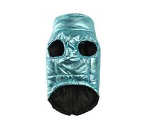 Traje cálido para perros a prueba de viento para abrigo pequeño regalo de invierno un gran regalo traje para cachorros con color metálico ropa para perros grandes niñas